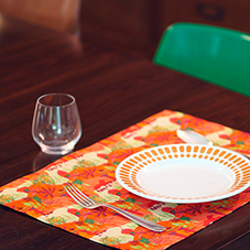 Colored table sets